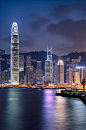 AI数字艺术香港维多利亚港景点摄影图-众图网