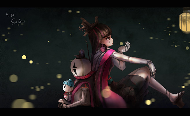 阴阳师手游同人绘傀儡师