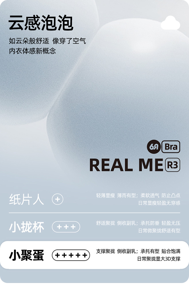 6RBI内衣女聚拢小胸秋冬季性感舒适显大...