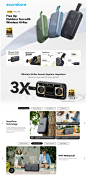 Amazon.com: Soundcore Motion 300 Wireless Hi-Res Portable Speaker with BassUp, Bluetooth Speaker with SmartTune Technology, 30W Stereo Sound, 13H Playback, and IPX7 Waterproof, for Backyard, Camping, and Hiking : Electronics