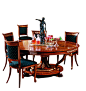 F12 Russian Empire Dining Table With Inlaid Top  Traditional, Wood, Dining Room Table by Francesco Molon