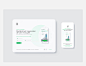 app design brand identity design Financial Services Interface landing page minaret mobile muslim ui design