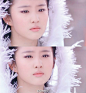 【#神雕侠侣# 小龙女】一袭白衣若雪，犹似身在烟中雾里。@刘亦菲