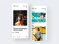 Union Merch Responsive Design  fashion app webdesign uiux design ux ui eccomerce photos categories landing apple mobile app app design application clean minimal