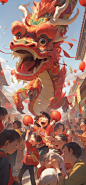 heatherkelly_Chinese_New_Year_soaring_dragon_group_of_Chinese_c_da1256a2-2a7a-49e9-af58-8713b4bcb9e5