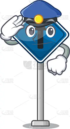 警官,分离着色,前进的道路,卡通,侦探,职业,绿色,金属,铜