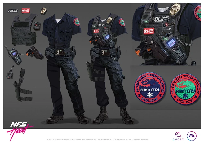 ArtStation - NFS HEAT - Danny Shaw Uniform & Accessories, Ross Dearsley-花瓣网