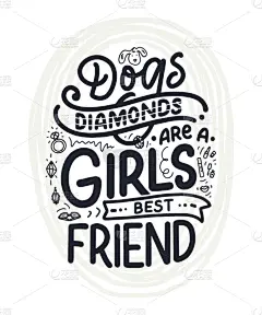 贺卡,狗,矢量,手,幽默,绘画插图,t恤,短语,绘制