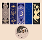 femininity ILLUSTRATION  Magic   moon product stars Sun woman Yoga yoga mat