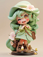AI绘图 | 森林小女孩卡通3d角色
