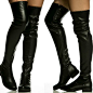 Top Favorited Thigh High Flat Boots