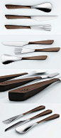 Wood cutlery might not be dishwasher safe but the warmth and refined aesthetic are worth the hand wash! Read more at Yanko Design: