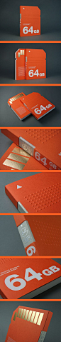 64GB 64 Eminent Creatives from Great Britain | love the vibrant orange, bold font and the use of the die-cut.