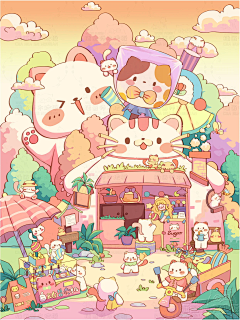 李探员采集到插画群组