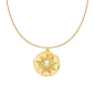 Long necklace KARMA - Golden