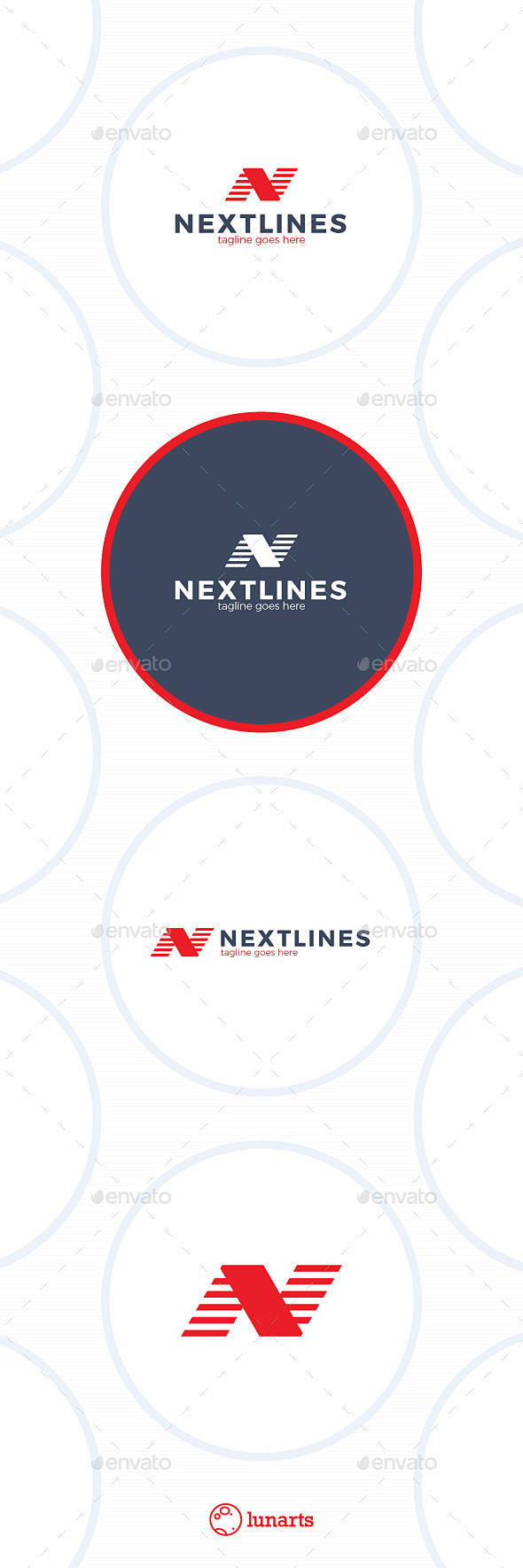 下一行标志-字母N -字母标志模板Nex...