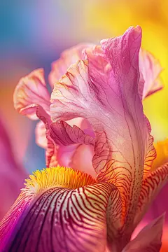 玉蝉花花卉鸢尾花朵图片摄影图