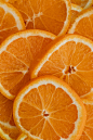 水果橙子切片摄影特写橙色食物背景