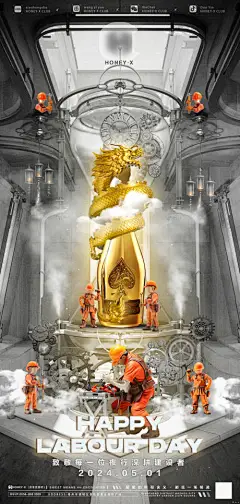 五一劳动节海报-源文件【享设计】