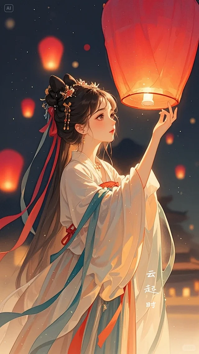 放孔明灯动作卡通 - 小红书搜索-花瓣网