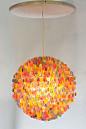 Chandelier made from 3,000 gummy bears by kevin champeny