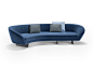 4 seater leather sofa SEGNO | 4 seater sofa by Reflex