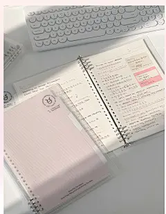 三年二班B5铁夹不硌手活页本学生用高颜值简约笔记本可拆卸记事本-淘宝网