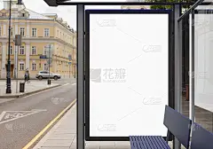 空白灯箱广告牌模型