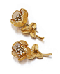 Lot 643 – PAIR OF DIAMOND BROOCHES, PIAGET, 1960S