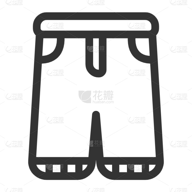 ICON-服饰icon-SVG-裤子