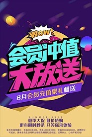 会员日海报
