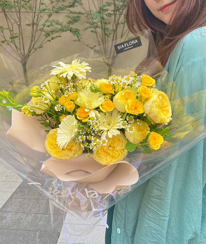 黄色花束