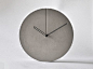 Deco Outfitter - Concrete Minimal Wall Clock: 