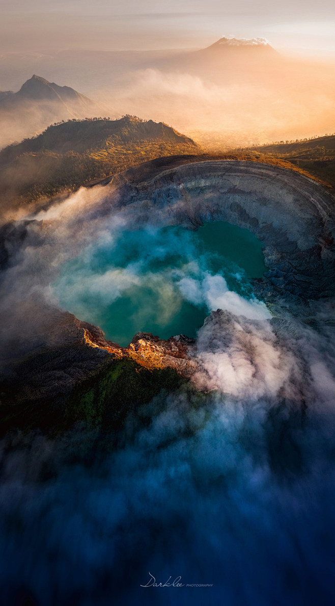 伊真火山日出