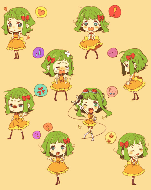 GUMI、GUMI、GUMIYA、软妹纸...