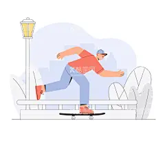 扁平风抽象人物插画  - 源文件下载【酷图网】扁平人物,手绘人物,扁平风,扁平插画类,动漫动画,动漫人物,扁平运动人物,运动人物,扁平化,卡通,扁平,商务,互联网,场景交流,商业人物,扁平插画,二维插画,科技插画,工作场景,家庭场景,手机界面,移动界面,数字化插图,轮滑板,舞蹈,瑜伽