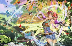 同人图 插画 壁纸 | 精灵少女 | 半次元-第一中文COS绘画小说社区