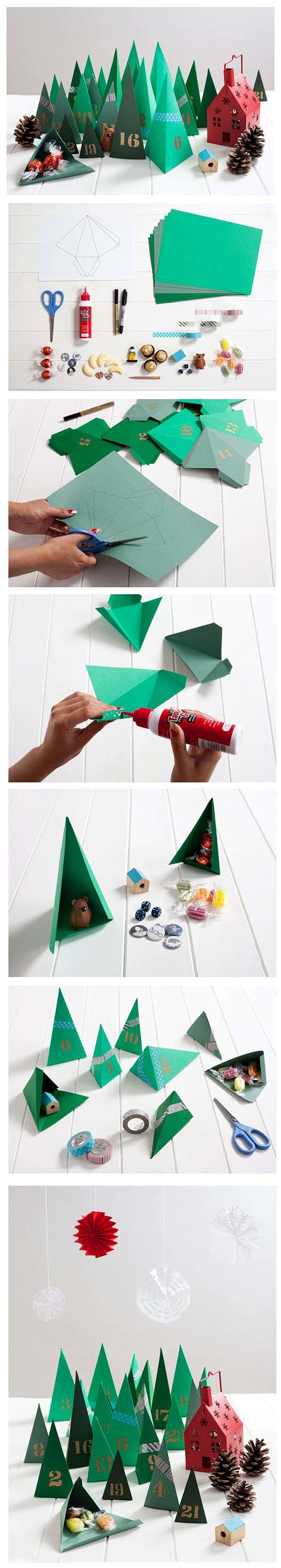 手工卡纸制作儿童圣诞元素礼包折纸-www...