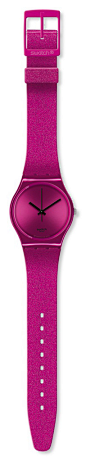 SWATCH 斯沃琪 DEEP SHINE 粉 表