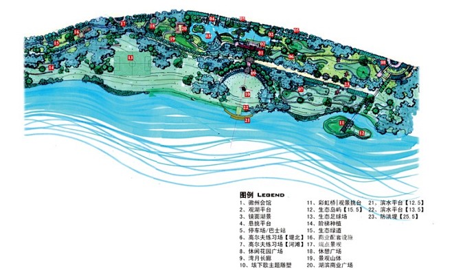蚌埠淮河东部滨水景观设计