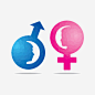 卡通立体凹凸性别男女图标免抠矢量图标_88ICON https://88icon.com 卡通 立体 性别男 性别女 男性 女性 人物 插画 符号