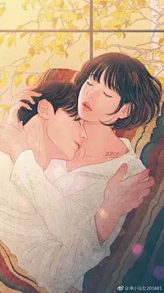 甜到爆甜到飞起甜到让人想恋爱的插画系列作品 来自韩国插画师zipcy