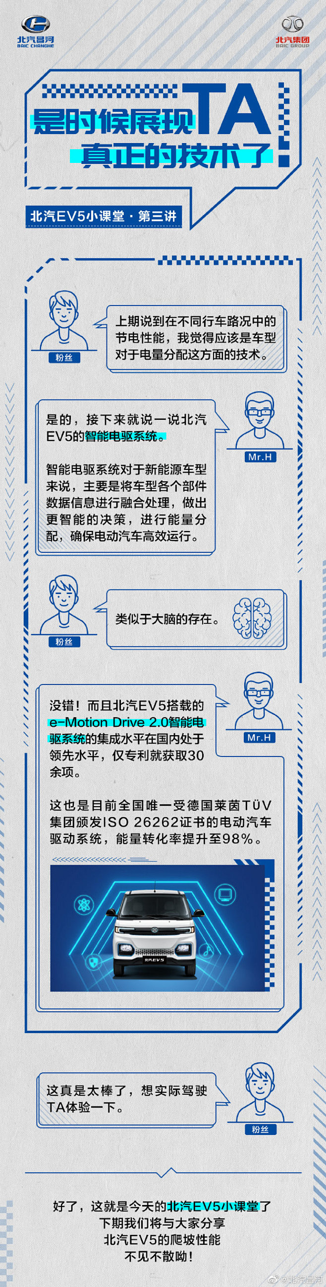 #北汽EV5# 说它类似于大脑的存在真的...