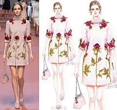 手绘 时装 插画 设计
微博@SONIA邵