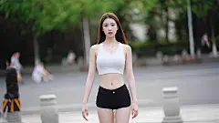 热裤美女7