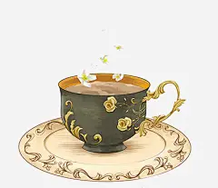 一杯咖啡免抠素材_新图网 https://ixintu.com png 咖啡 手绘 素材 茶