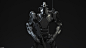 Robot Design, Luka Mivsek : Humanoid robot design featuring dark version as well as desert military adaptation. I did initial blockout of the robot with Nvil to get the gesture and feel of the robot (you can see it at the very end) and then continued buil