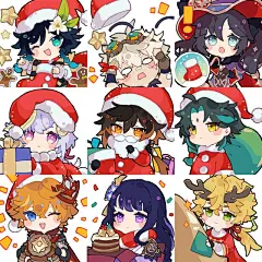 [闲聊杂谈]原神外服圣诞节表情包 NGA玩家社区