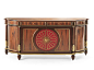 Wooden sideboard with doors with drawers MG 1412 - OAK Industria Arredamenti