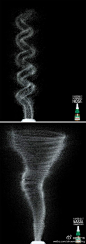 鼻炎喷雾剂广告：用过之后的感觉就像开瓶器和龙卷风一般~
